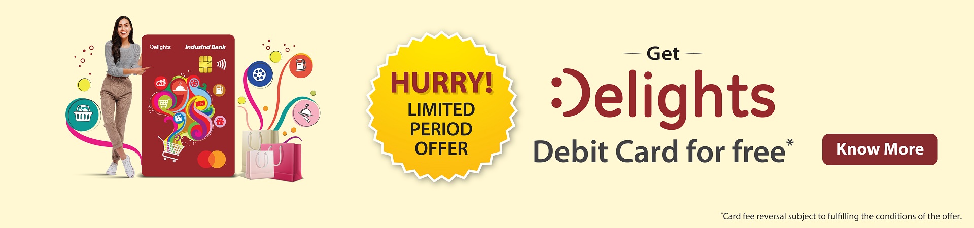 Delights Debit Card Cashback Offers