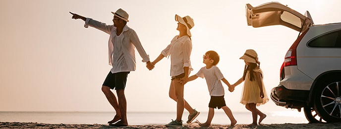 Family's budget beach trip highlights a road trip via IndusInd Bank Personal Loan as a cost-effective holiday option.