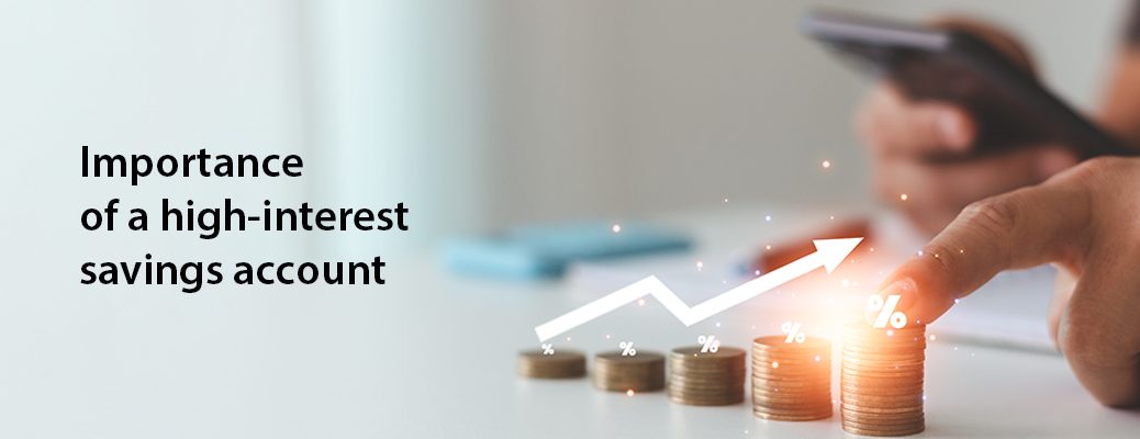 high-interest savings account