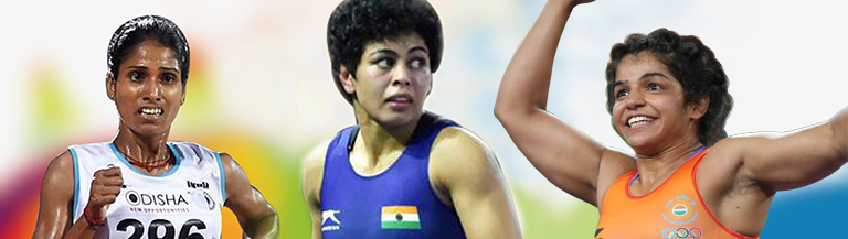 Success Female Athlete Empowering Developing
