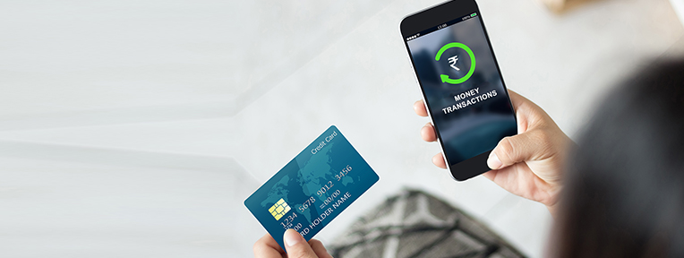 A person reversing transactions easily and securely with IndusInd Bank Credit Cards.