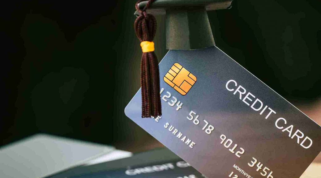 Credit card with graduation cap signifying use of IndusInd Bank Forex card for easy currency management