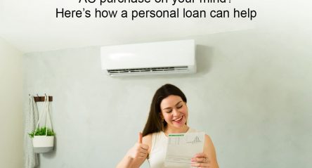 Buying AC using personal loan